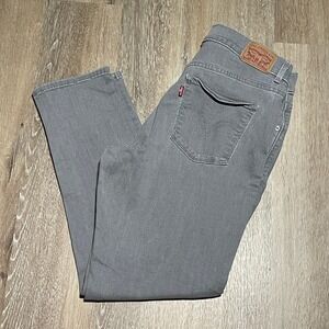 Levi's Classic Crop Gray Jeans Women's Size 8 Denim Casual Everyday EUC